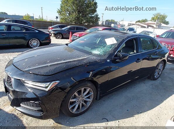 19UUB6F32MA001006 2021 ACURA TLX Черный Передняя левая четверть