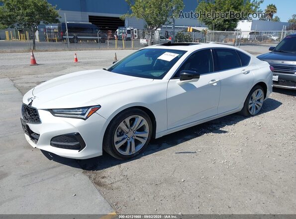 19UUB6F45MA007875 2021 ACURA TLX White Передня ліва чверть