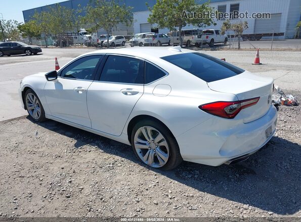 19UUB6F45MA007875 2021 ACURA TLX White Задня ліва чверть