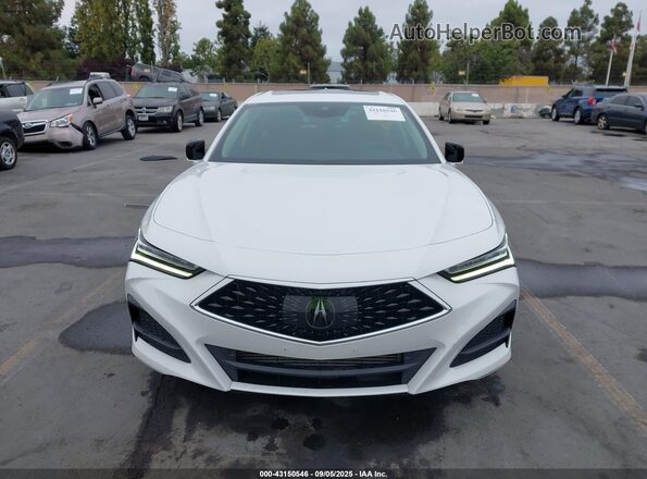 19UUB6F47MA002161 2021 ACURA TLX White Widok zestawu wskaźników