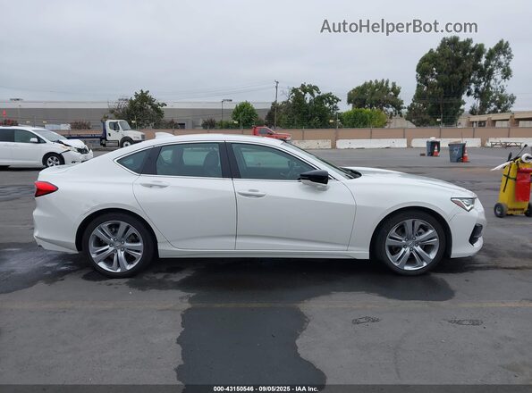 19UUB6F47MA002161 2021 ACURA TLX White Widok wnętrza z tyłu