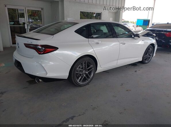 19UUB6F54SA003581 2025 ACURA TLX White Задня права чверть