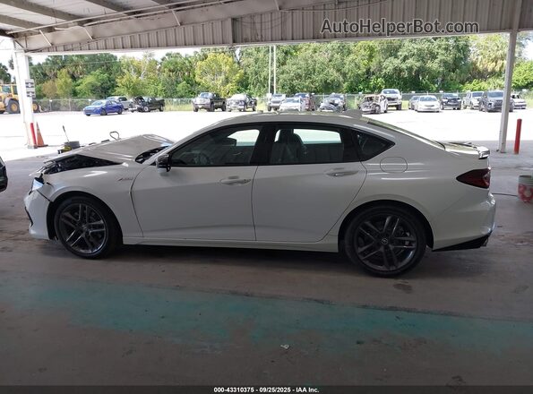19UUB6F54SA003581 2025 ACURA TLX White Панорамний вид салону 360°