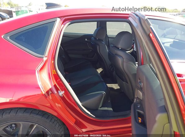 19UUB6F57MA010334 2021 ACURA TLX Red Vista de la etiqueta del VIN