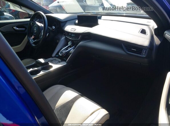 19UUB7F09MA000205 2021 ACURA TLX Dark Blue Սալոնի դիմացի տեսք