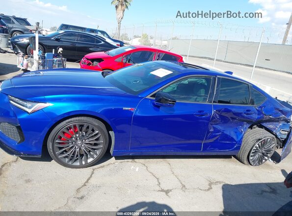 19UUB7F09MA000205 2021 ACURA TLX Dark Blue Սալոնի հետևի տեսք