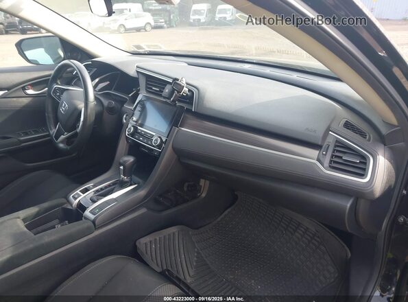 19XFC1F30LE203958 2020 HONDA CIVIC Black Front interior view