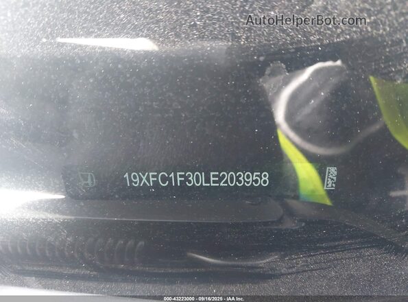 19XFC1F30LE203958 2020 HONDA CIVIC Black 