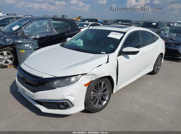 19XFC1F33LE006038 2020 HONDA CIVIC Белый Передняя левая четверть
