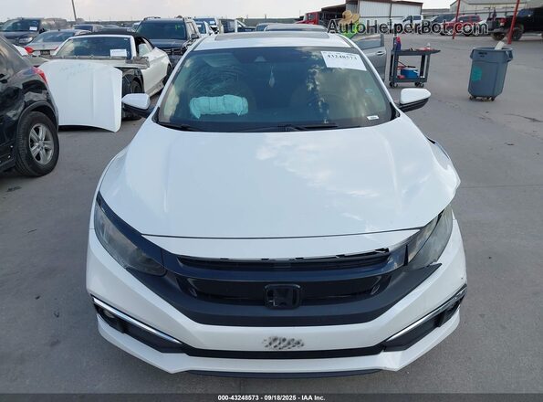 19XFC1F33LE006038 2020 HONDA CIVIC Белый Вид щитка приборов