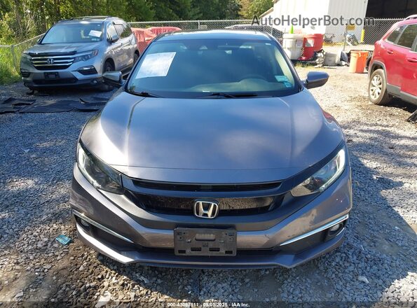 19XFC1F37LE203603 2020 HONDA CIVIC Pewter ხელსაწყოთა პანელის ხედი
