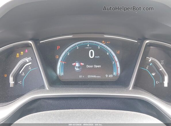 19XFC1F77LE214958 2020 HONDA CIVIC Gray Հետևի նստատեղերի տեսք