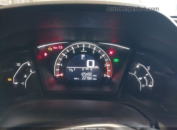 19XFC2F56GE040861 2016 HONDA CIVIC Blue Հետևի նստատեղերի տեսք