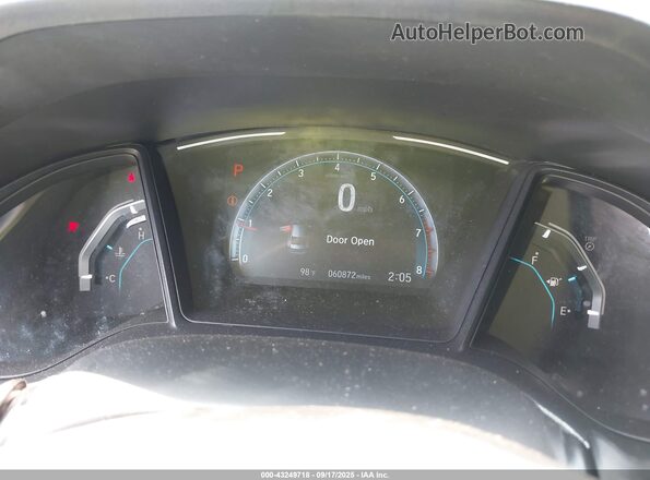 19XFC2F60LE007907 2020 HONDA CIVIC Black Rear seats view