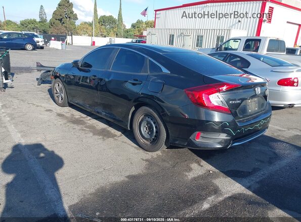 19XFC2F69LE209709 2020 HONDA CIVIC Black Հետևի ձախ