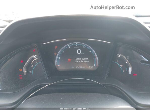 19XFC2F6XLE205930 2020 HONDA CIVIC Silver Հետևի նստատեղերի տեսք