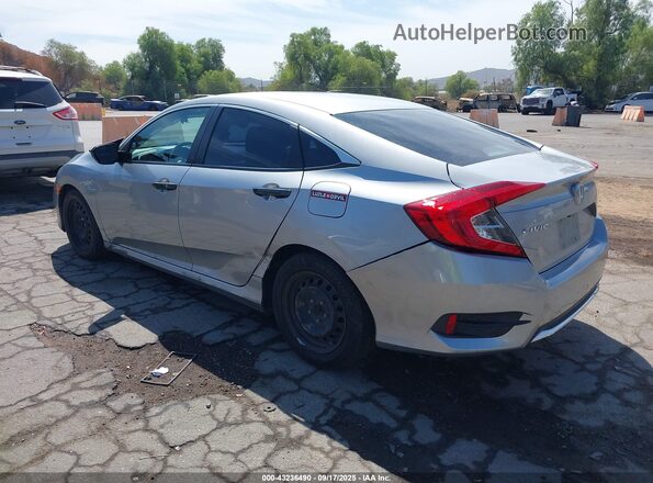19XFC2F6XLE205930 2020 HONDA CIVIC Silver Հետևի ձախ