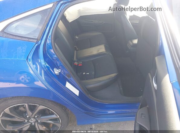 19XFC2F80ME202845 2021 HONDA CIVIC Blue Vista de la etiqueta del VIN