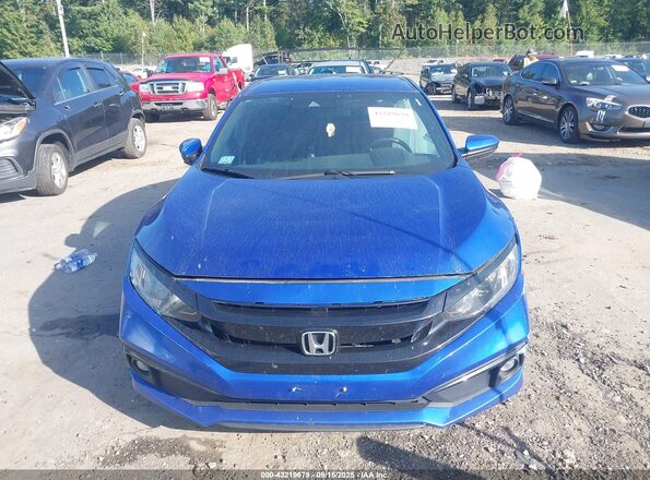 19XFC2F80ME202845 2021 HONDA CIVIC Blue Vista del cuadro de instrumentos