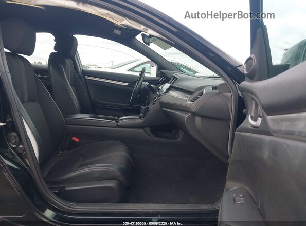 19XFC2F81LE200777 2020 HONDA CIVIC Black Front interior view