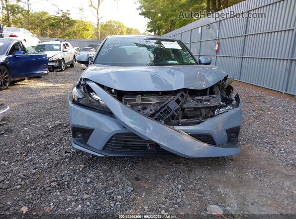 19XFL1H80NE016005 2022 HONDA CIVIC Blue Вид щитка приладів