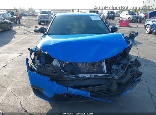 19XFL2H86NE013390 2022 HONDA CIVIC Blue Widok zestawu wskaźników