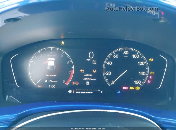 19XFL2H86NE013390 2022 HONDA CIVIC Blue Widok tylnych siedzeń