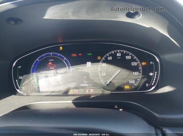 19XZE4F51LE002810 2020 HONDA INSIGHT Gray Widok wnętrza z przodu