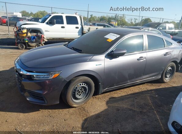 19XZE4F51LE002810 2020 HONDA INSIGHT Gray Przód lewy