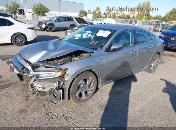 19XZE4F51LE007635 2020 HONDA INSIGHT Silver Առջևի ձախ երեք քառորդ տեսարան
