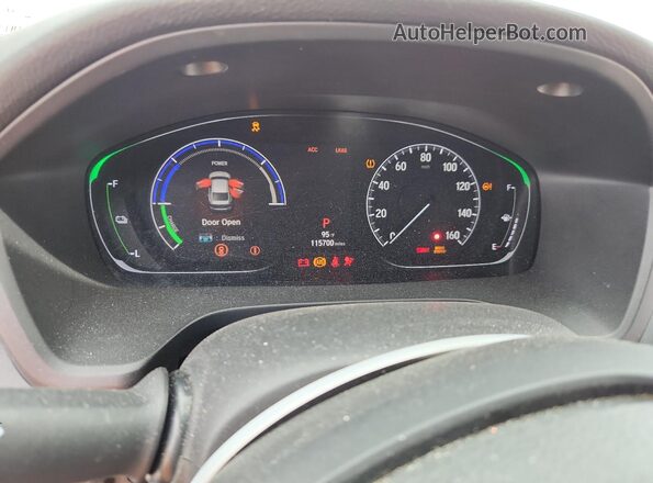 19XZE4F52LE009636 2020 HONDA INSIGHT White Vista del cuadro de instrumentos