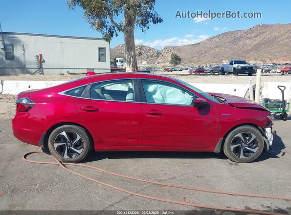 19XZE4F56ME006790 2021 HONDA INSIGHT Red Vista interior trasera