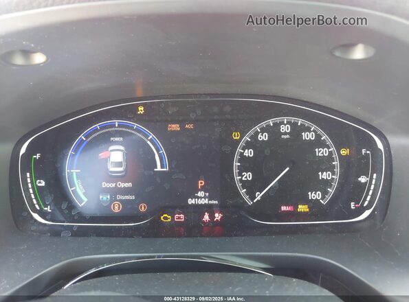 19XZE4F56ME006790 2021 HONDA INSIGHT Red Vista de los asientos traseros
