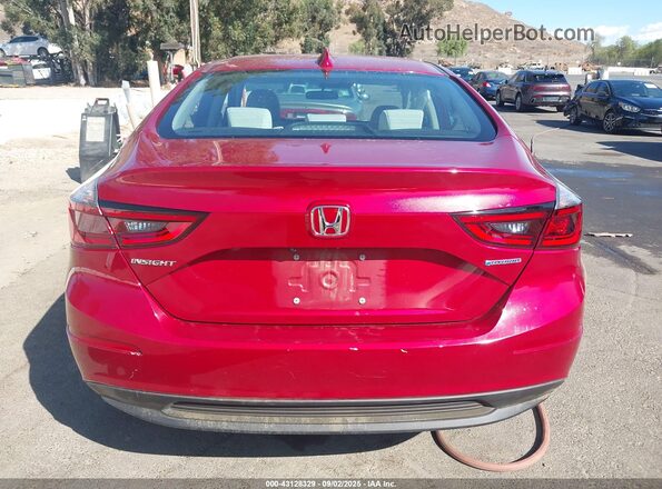 19XZE4F56ME006790 2021 HONDA INSIGHT Red 