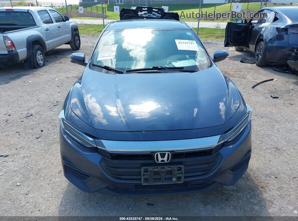 19XZE4F57LE002682 2020 HONDA INSIGHT Blue Instrument cluster view