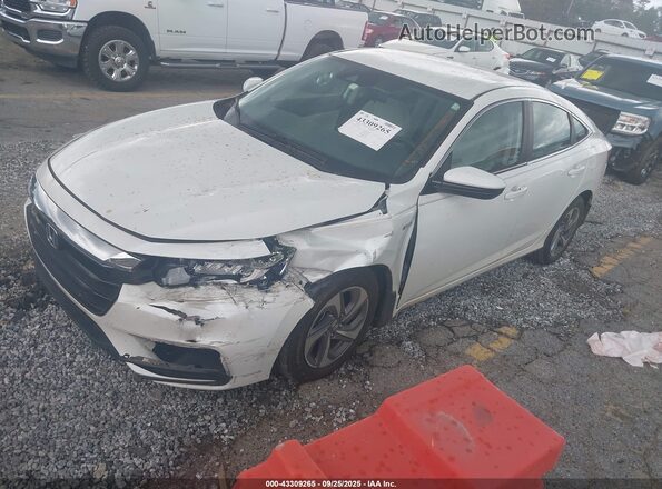 19XZE4F58LE011052 2020 HONDA INSIGHT White Przód lewy