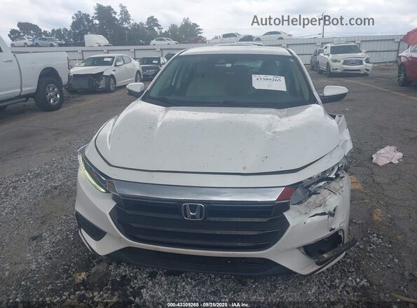 19XZE4F58LE011052 2020 HONDA INSIGHT White Widok zestawu wskaźników
