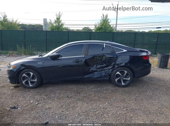 19XZE4F58NE004475 2022 HONDA INSIGHT Black Սալոնի 360 աստիճան տեսք