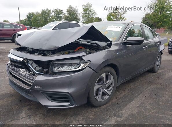 19XZE4F59LE011142 2020 HONDA INSIGHT Gray Передня ліва чверть