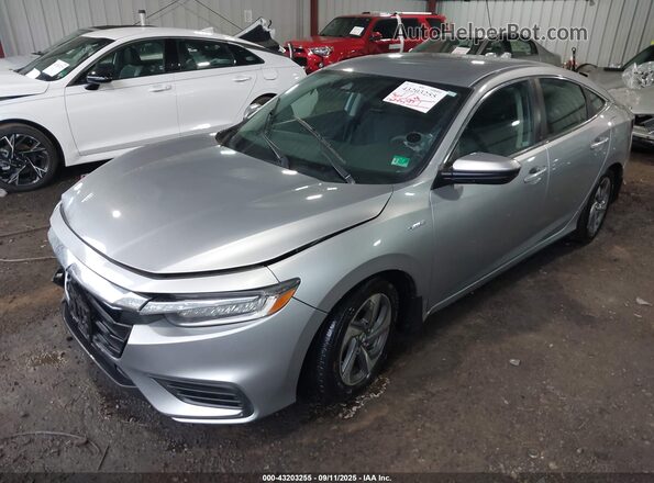 19XZE4F5XLE005592 2020 HONDA INSIGHT Silver წინა მარცხენა ხედი სამი მეოთხედიდან