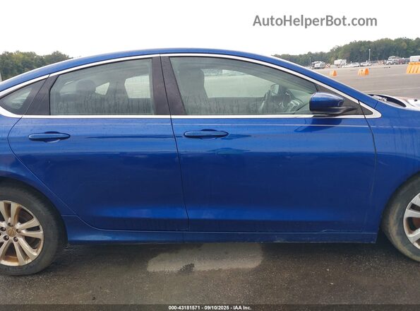 1C3CCCAB9GN103120 2016 CHRYSLER 200 Blue Вид задньої частини салону