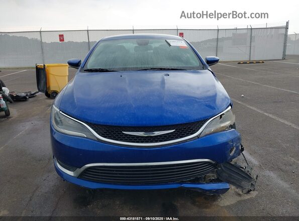 1C3CCCAB9GN103120 2016 CHRYSLER 200 Blue Вид щитка приладів