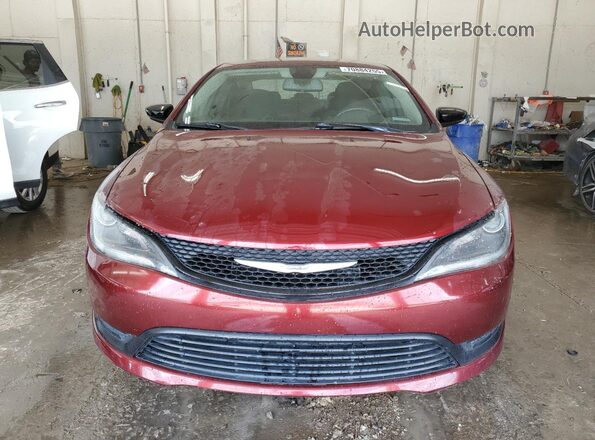 1C3CCCFB6HN508555 2017 CHRYSLER 200 Maroon 