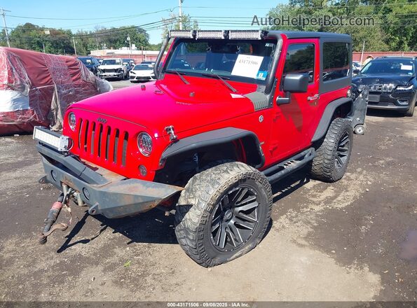 1C4AJWAG0GL314708 2016 JEEP WRANGLER Red Vista frontal