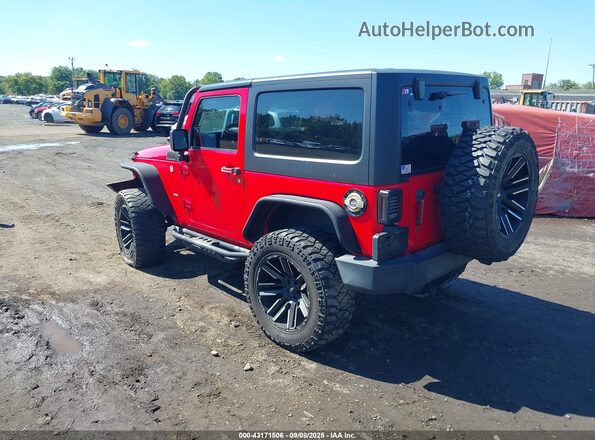 1C4AJWAG0GL314708 2016 JEEP WRANGLER Red Trasero izquierdo