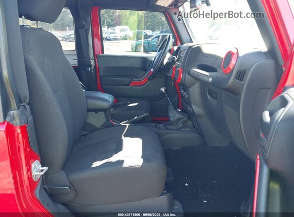 1C4AJWAG0GL314708 2016 JEEP WRANGLER Red Vista interior delantera