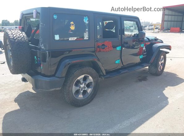 1C4HJWEG8GL334973 2016 JEEP WRANGLER UNLIMITED Black Tył prawy
