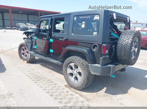 1C4HJWEG8GL334973 2016 JEEP WRANGLER UNLIMITED Black Tył lewy