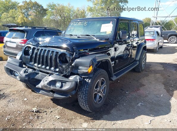 1C4HJXDG0LW341061 2020 JEEP WRANGLER UNLIMITED Black Vista tres cuartos delantera izquierda