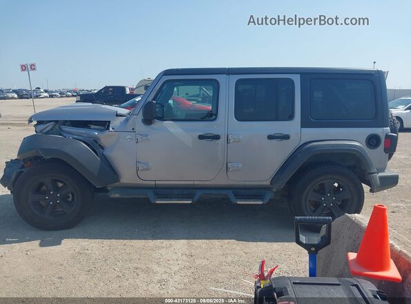 1C4HJXDG2LW150550 2020 JEEP WRANGLER UNLIMITED Silver Սալոնի 360 աստիճան տեսք